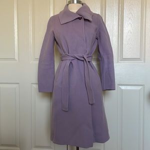 Talbots Lavender Wool Coat Size 2